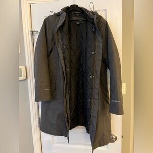 Eddie Bauer Black Quilted Women's Coat